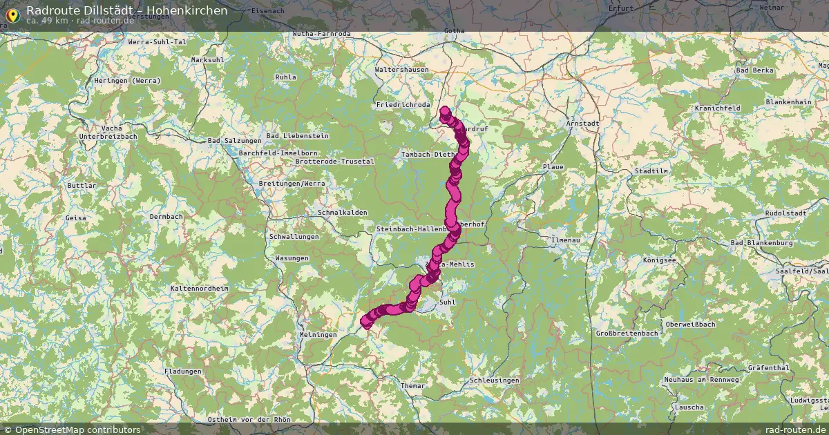 Radtour Dillstädt – Hohenkirchen