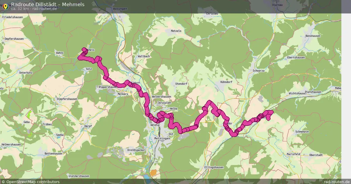 Radtour Dillstädt – Mehmels