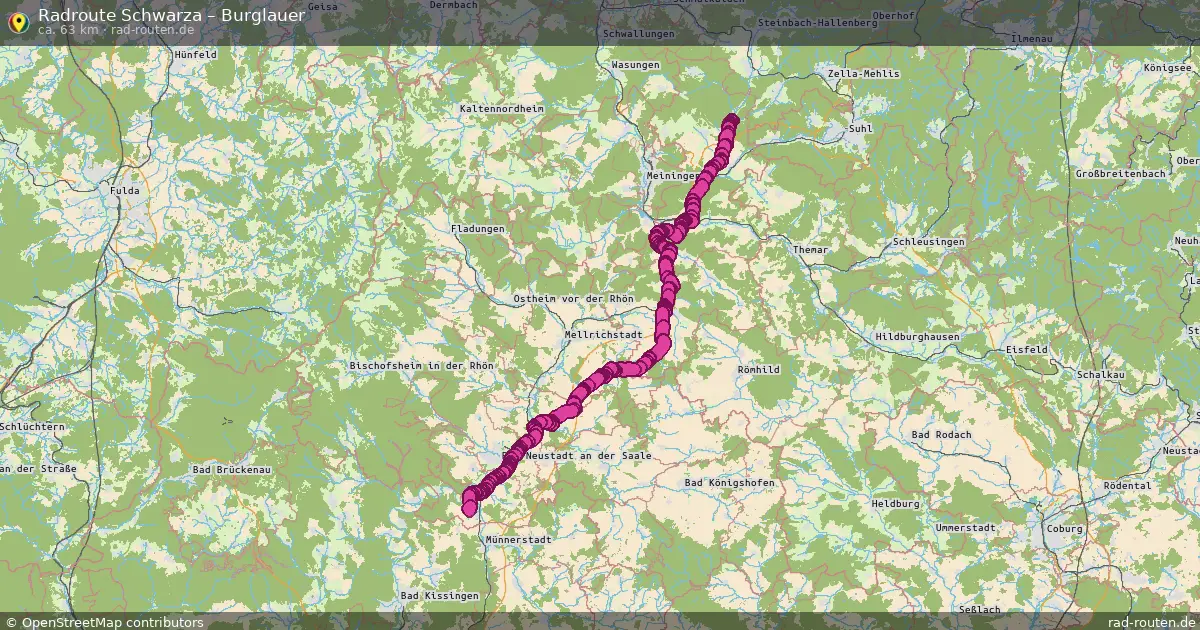 Radtour Schwarza – Burglauer