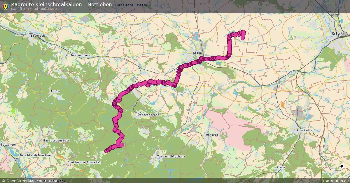 Radtour Kleinschmalkalden – Nottleben