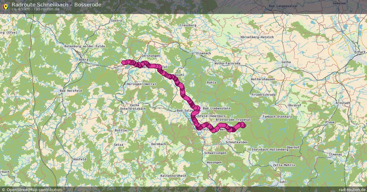 Radtour Schnellbach – Bosserode