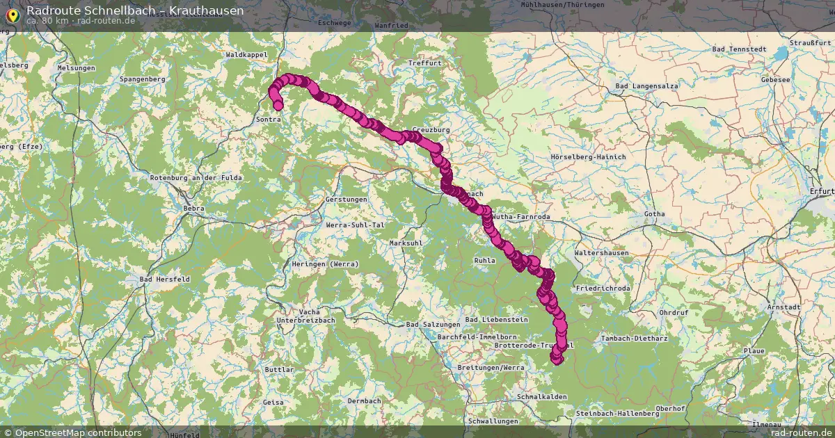Radtour Schnellbach – Krauthausen