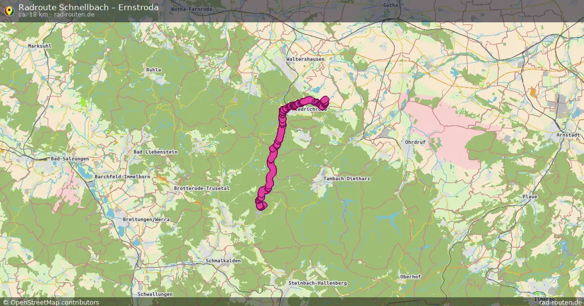 Radtour Schnellbach – Ernstroda
