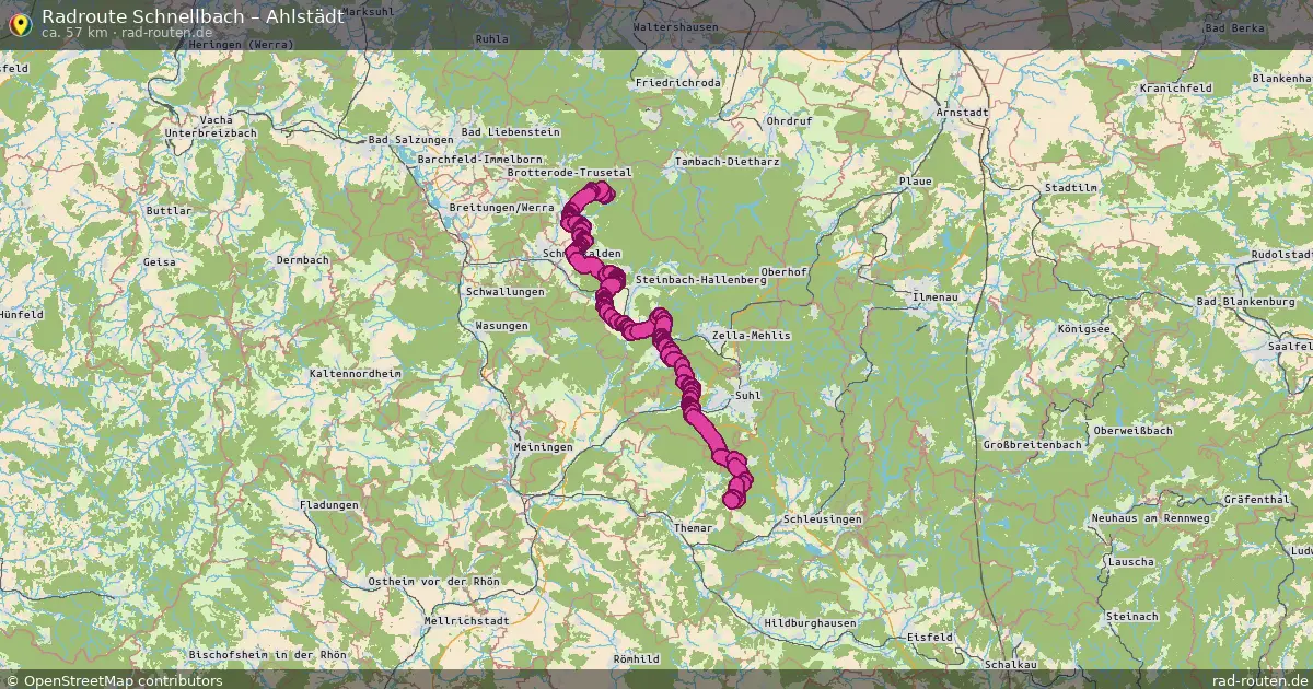 Radtour Schnellbach – Ahlstädt