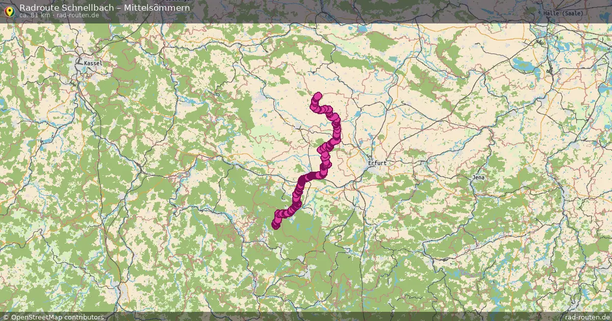 Radtour Schnellbach – Mittelsömmern