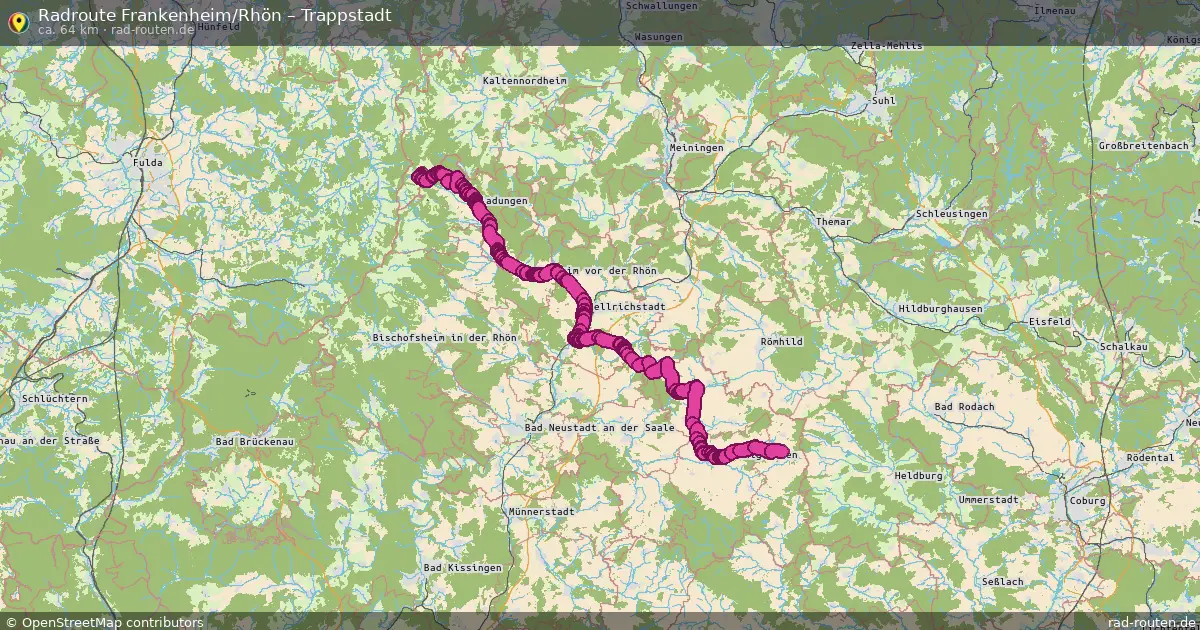 Radtour Frankenheim Rhön – Trappstadt