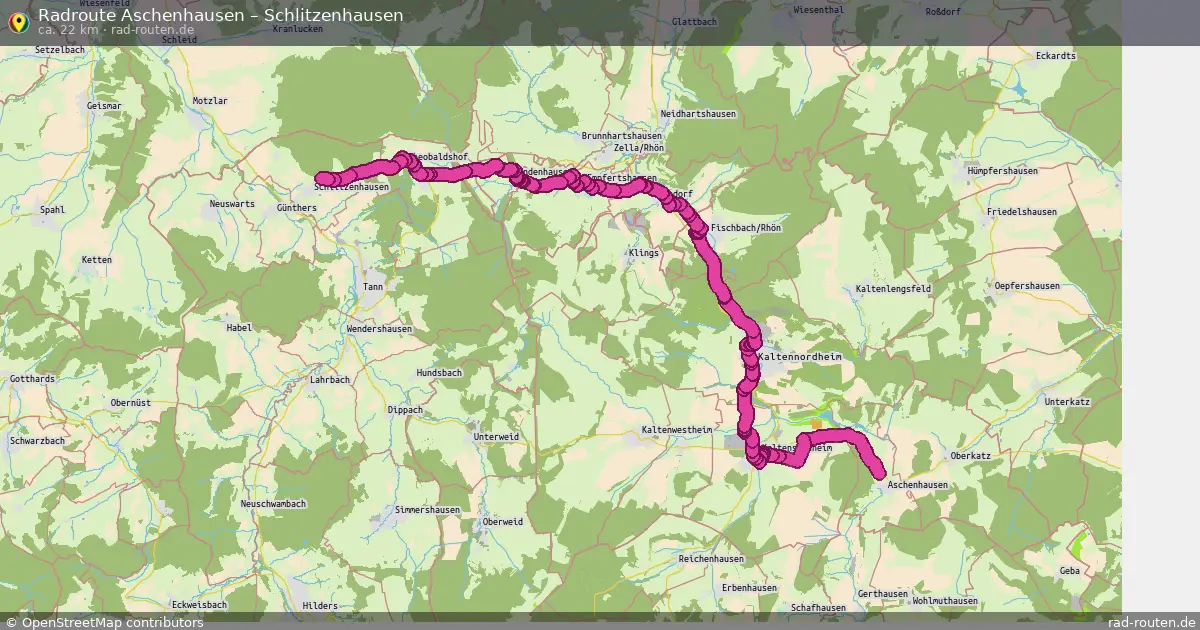 Radtour Aschenhausen – Schlitzenhausen