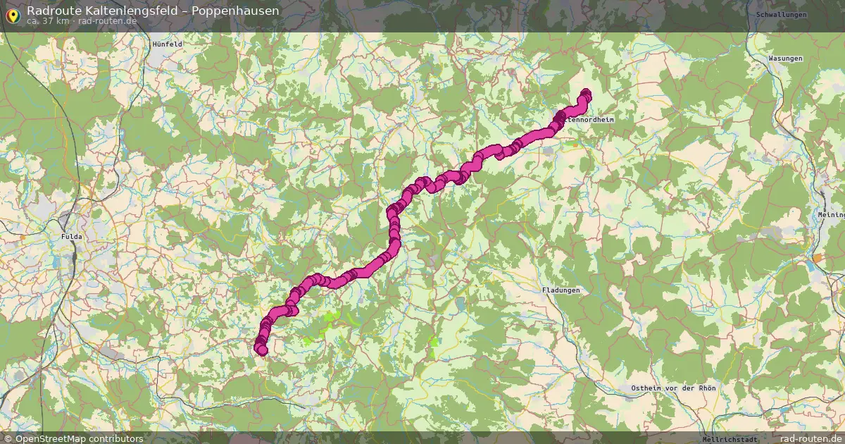 Radtour Kaltenlengsfeld – Poppenhausen