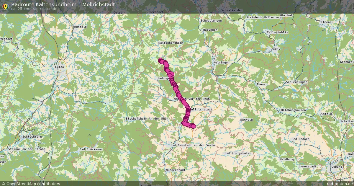 Radtour Kaltensundheim – Mellrichstadt