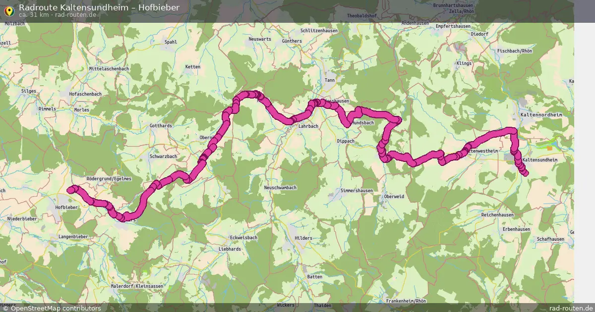Radtour Kaltensundheim – Hofbieber