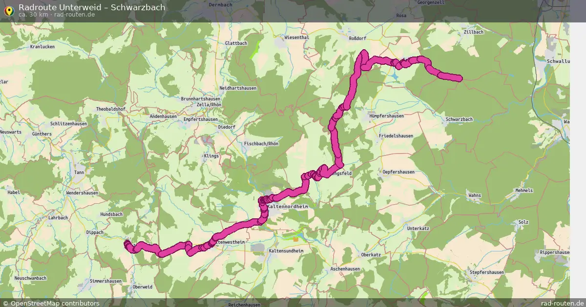 Radtour Unterweid – Schwarzbach
