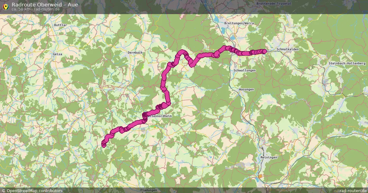 Radtour Oberweid – Aue