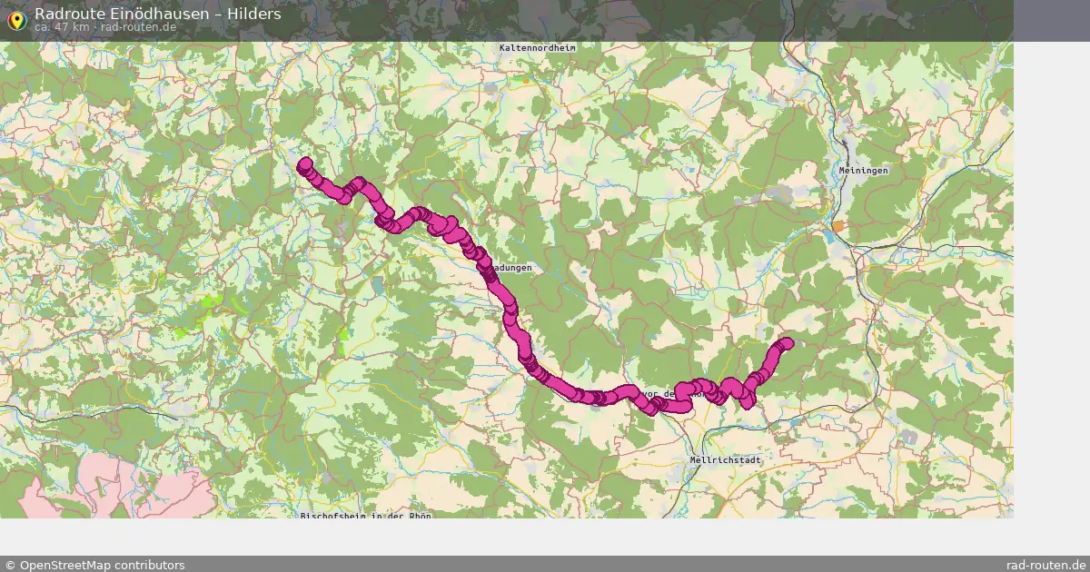 Radtour Einödhausen – Hilders