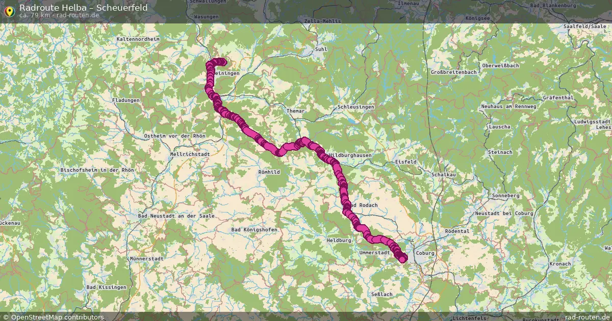 Radtour Helba – Scheuerfeld