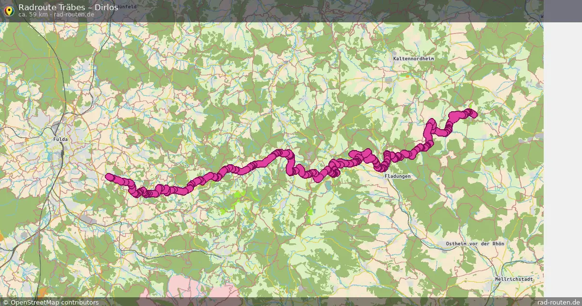 Radtour Träbes – Dirlos