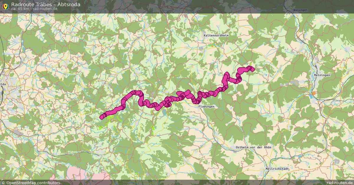 Radtour Träbes – Abtsroda