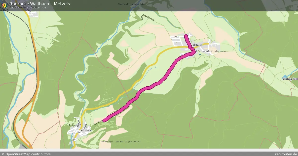 Radtour Wallbach – Metzels
