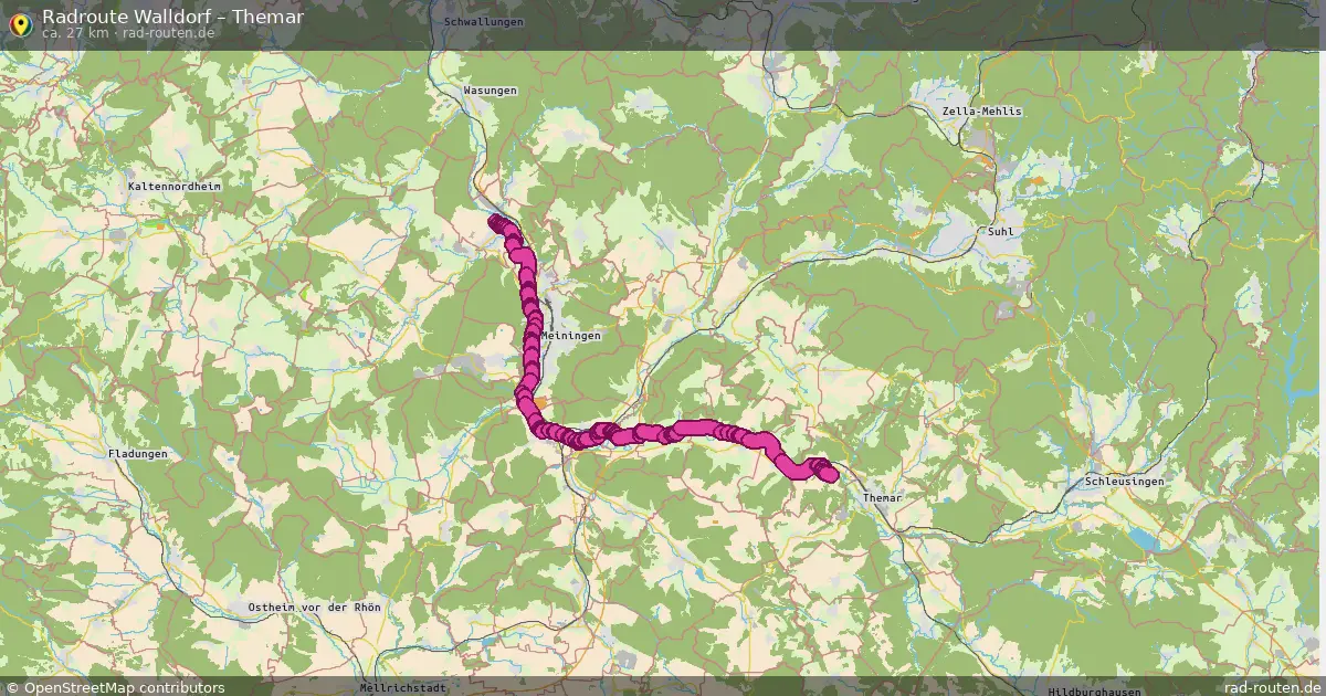 Radtour Walldorf – Themar