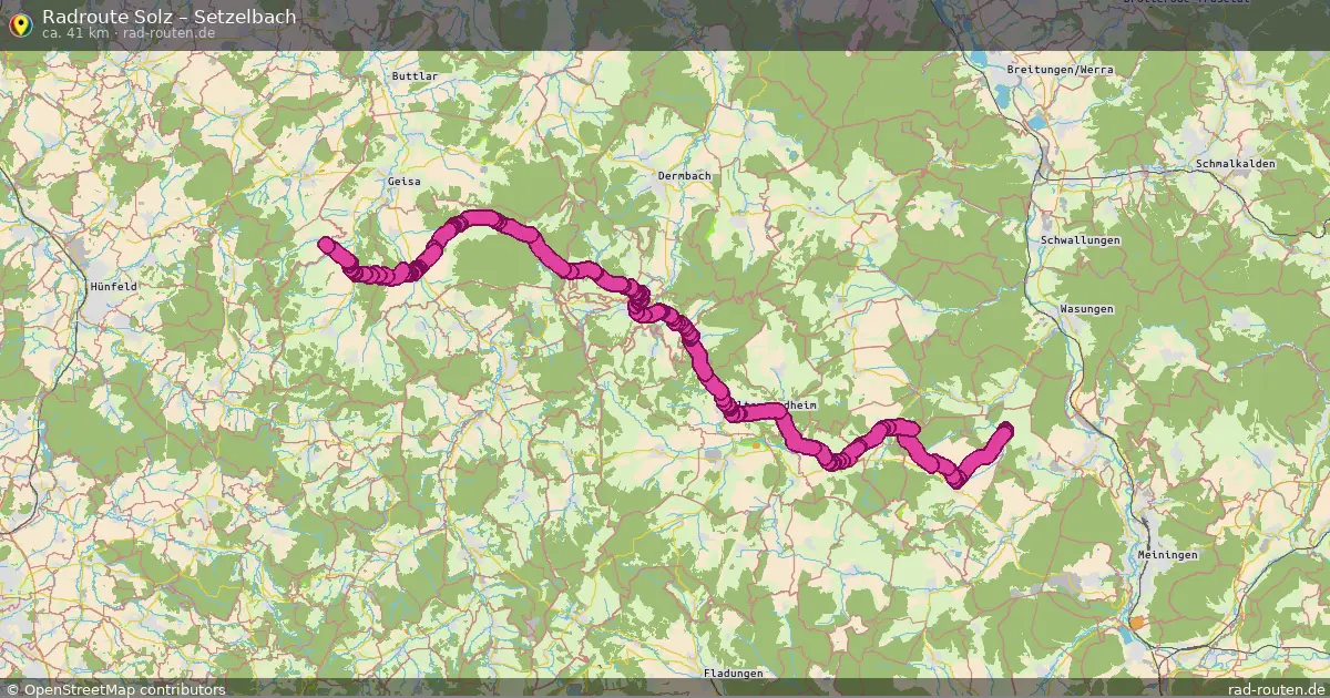 Radtour Solz – Setzelbach