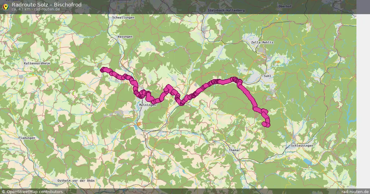 Radtour Solz – Bischofrod