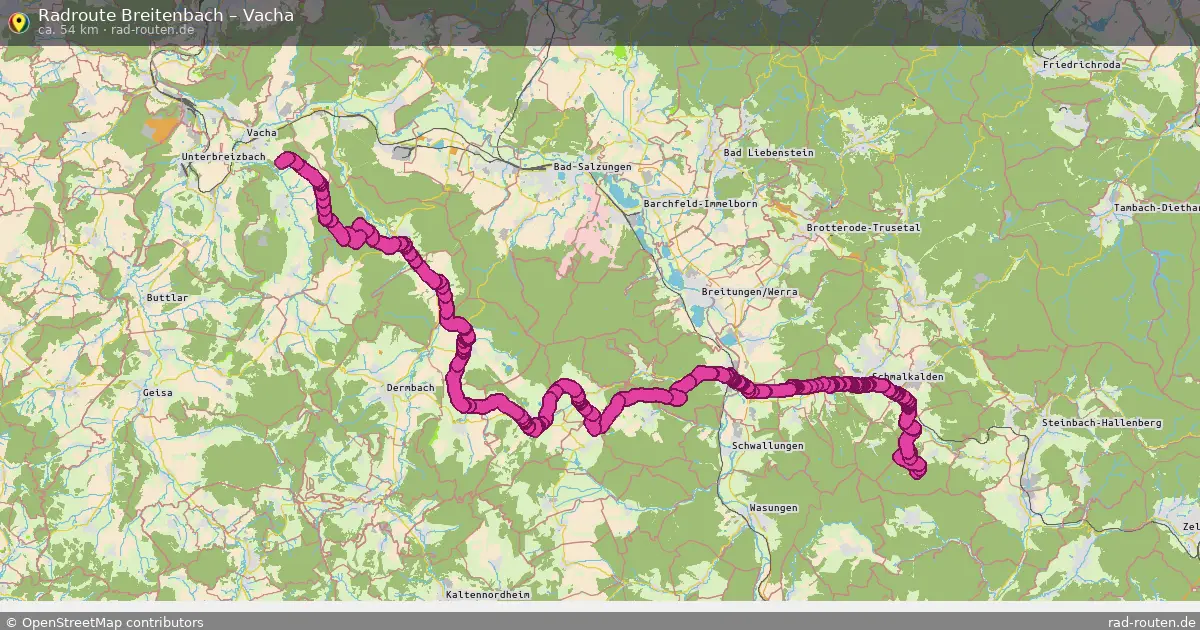 Radtour Breitenbach – Vacha