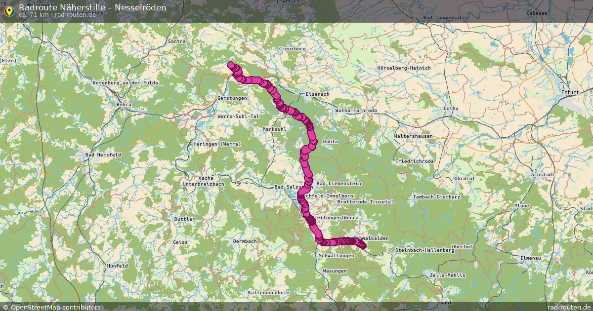 Radtour Näherstille – Nesselröden
