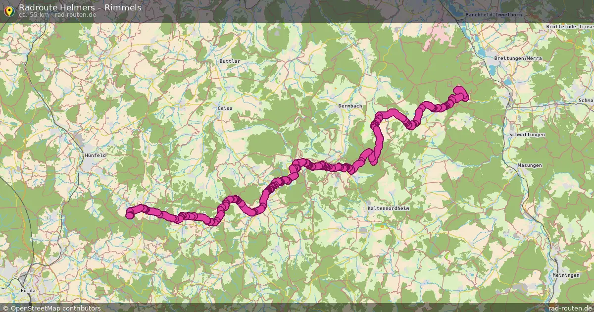 Radtour Helmers – Rimmels