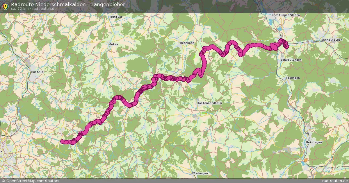 Radtour Niederschmalkalden – Langenbieber