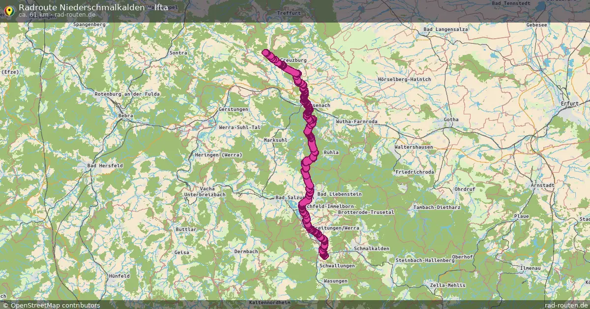 Radtour Niederschmalkalden – Ifta