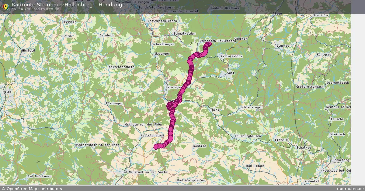 Radtour Steinbach-Hallenberg – Hendungen