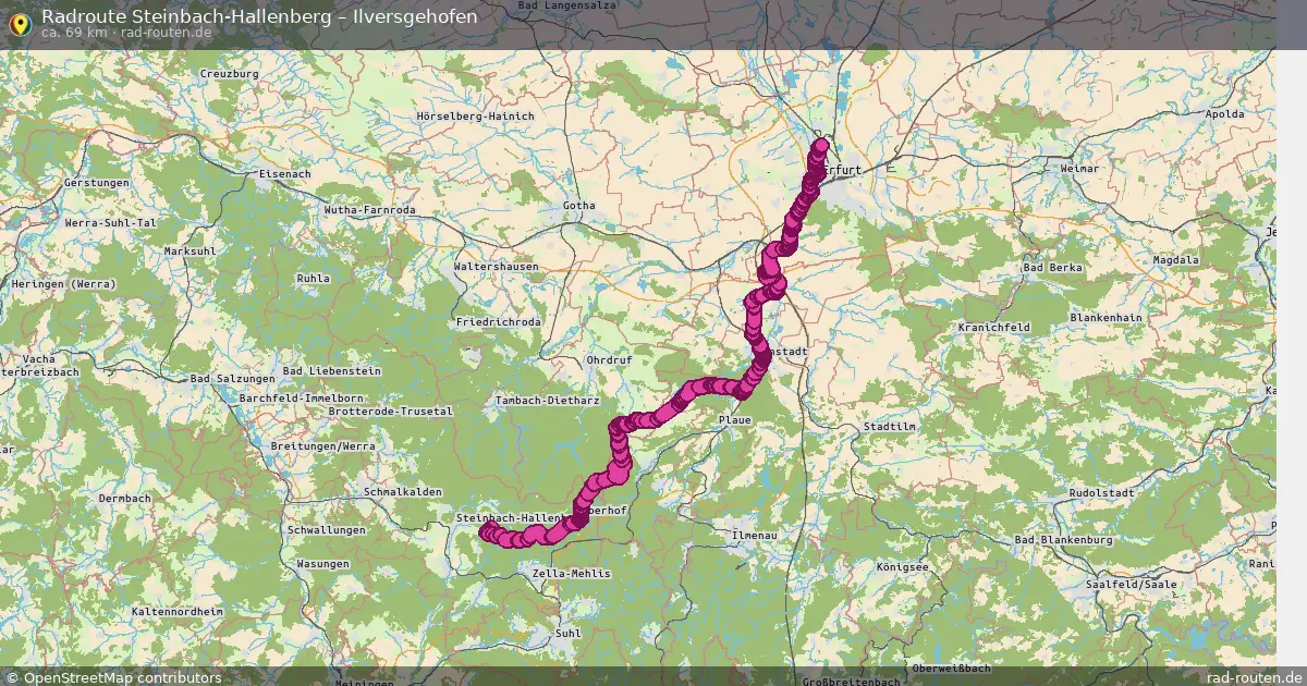 Radtour Steinbach-Hallenberg – Ilversgehofen