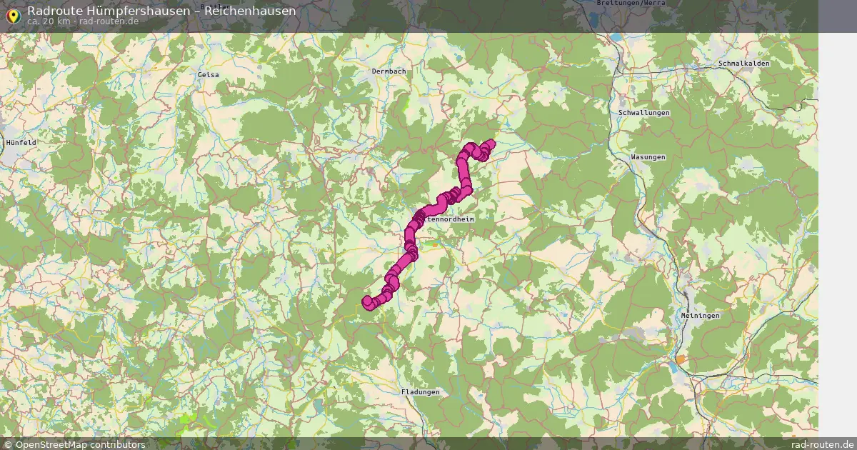 Radtour Hümpfershausen – Reichenhausen