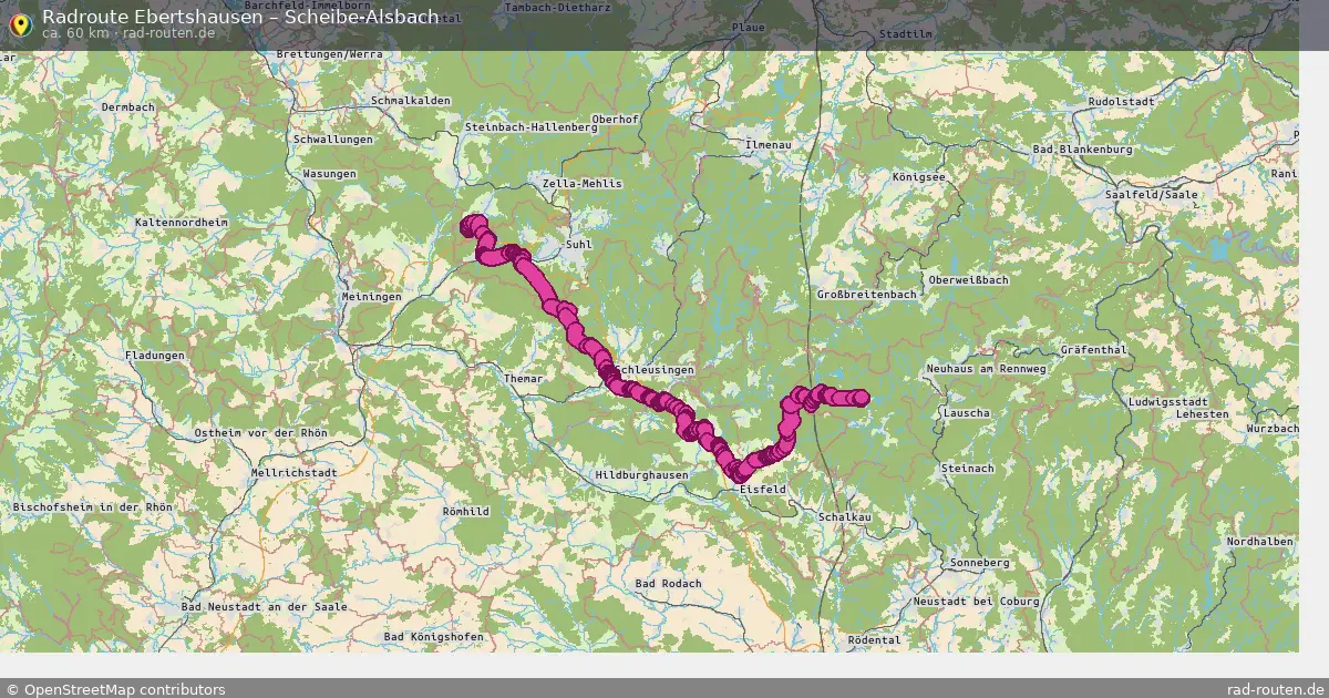 Radtour Ebertshausen – Scheibe-Alsbach