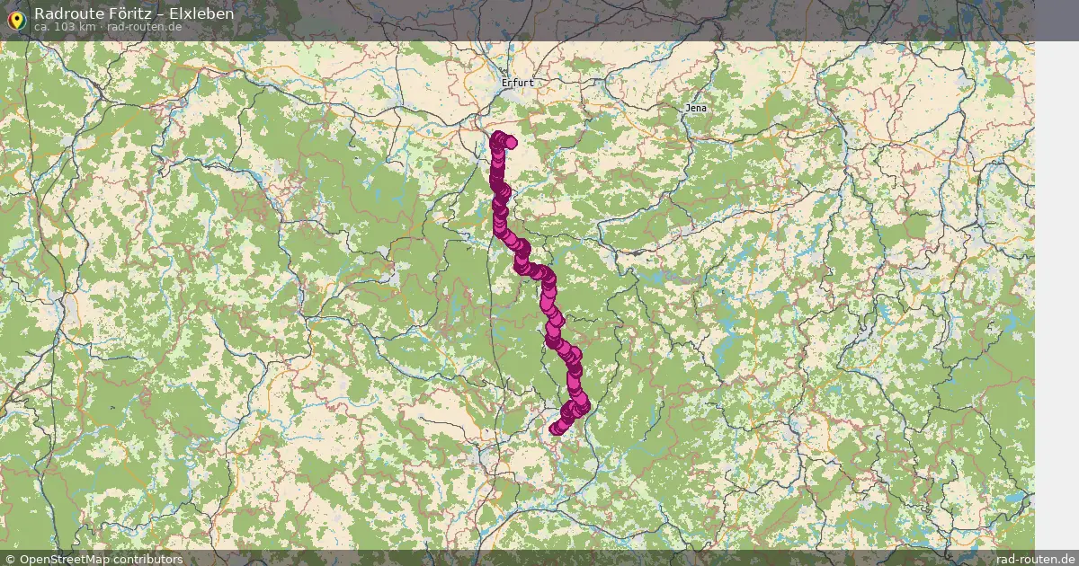 Radtour Föritz – Elxleben