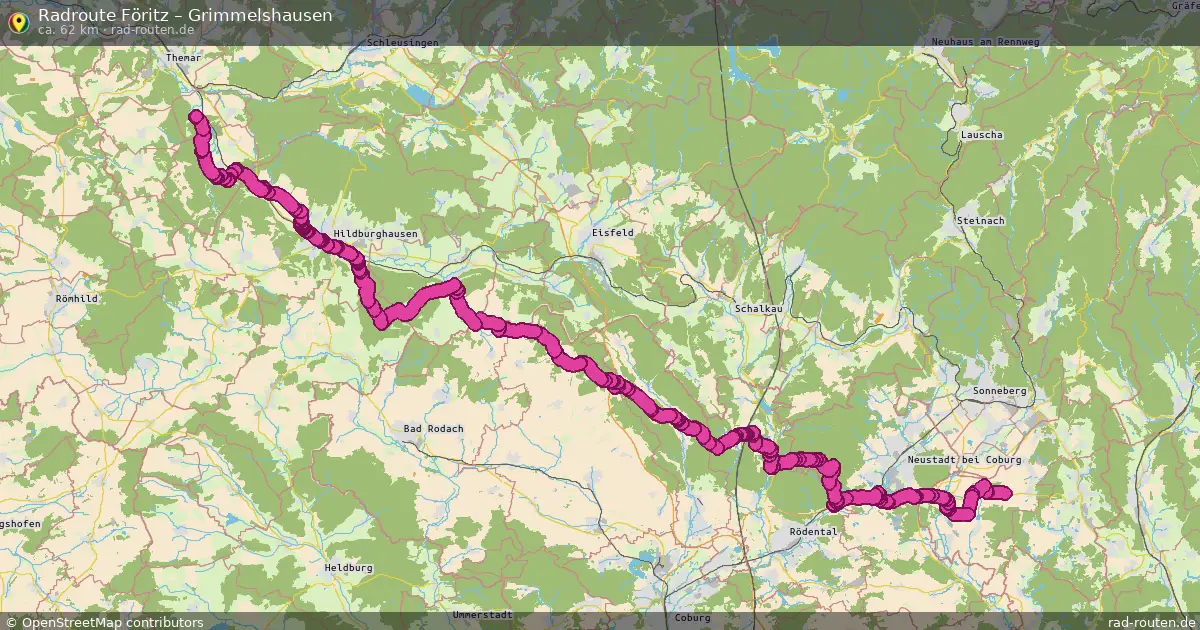 Radtour Föritz – Grimmelshausen