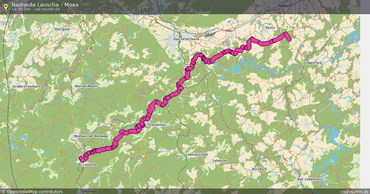 Radtour Lauscha – Moxa