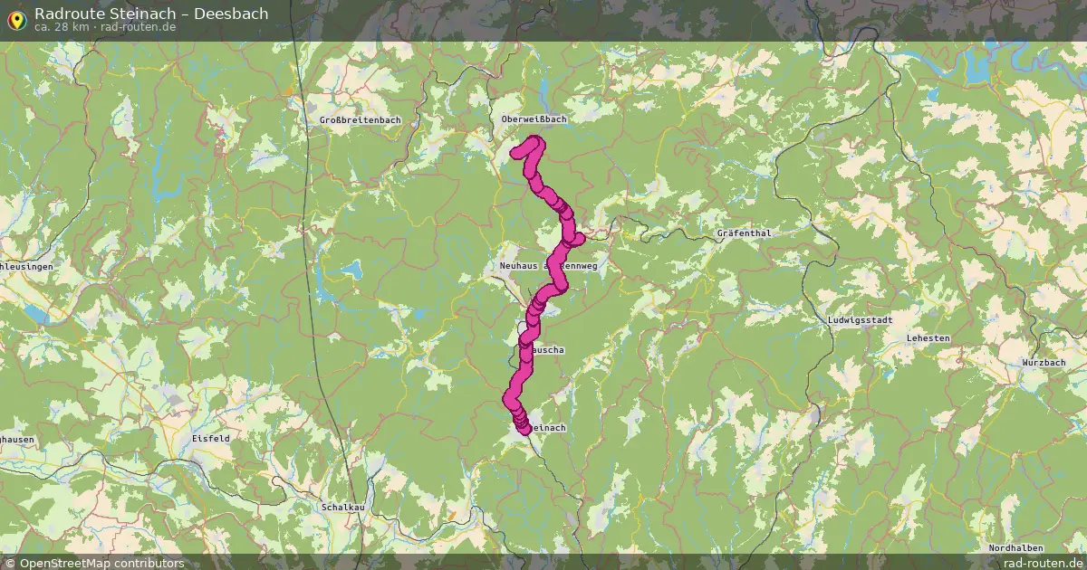 Radtour Steinach – Deesbach
