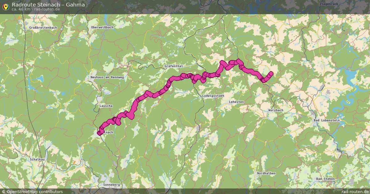 Radtour Steinach – Gahma