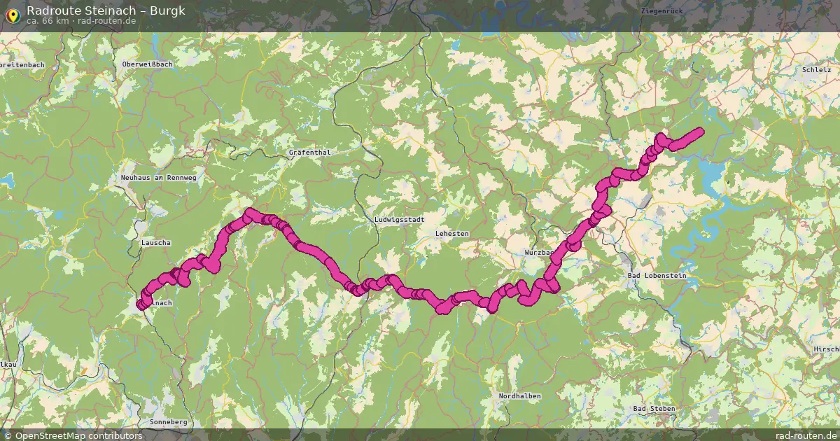 Radtour Steinach – Burgk