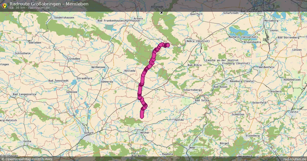 Radtour Großobringen – Memleben