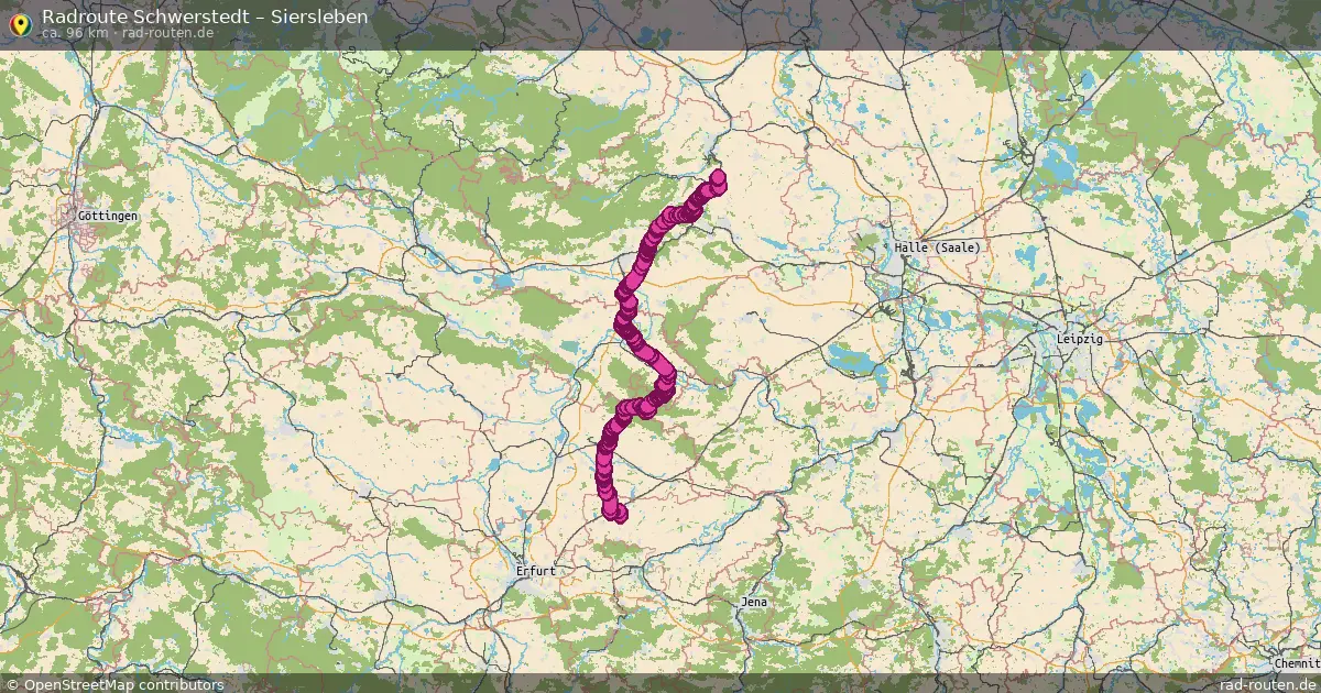 Radtour Schwerstedt – Siersleben