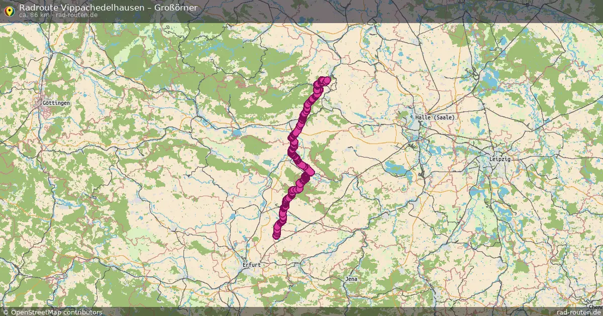 Radtour Vippachedelhausen – Großörner