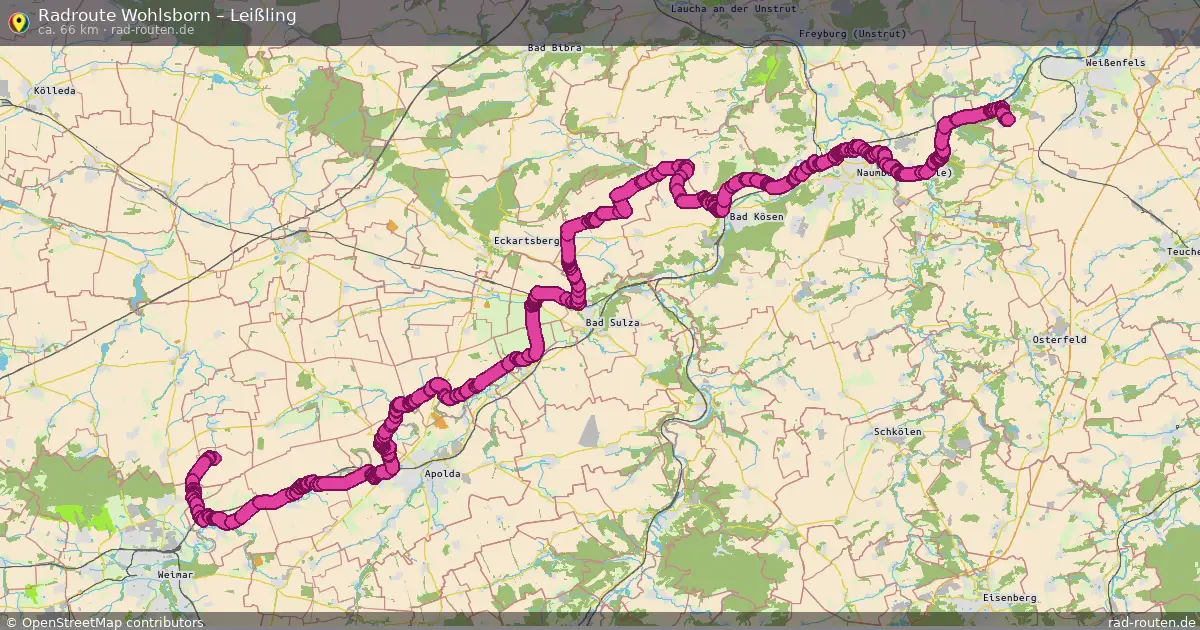 Radtour Wohlsborn – Leißling
