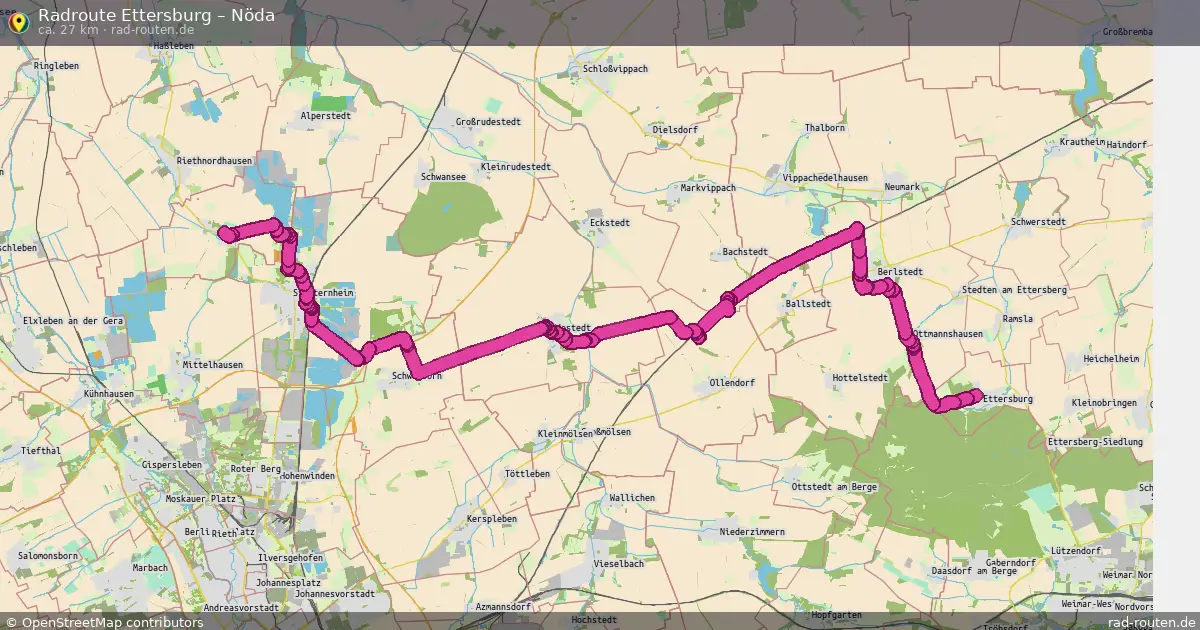 Radtour Ettersburg – Nöda