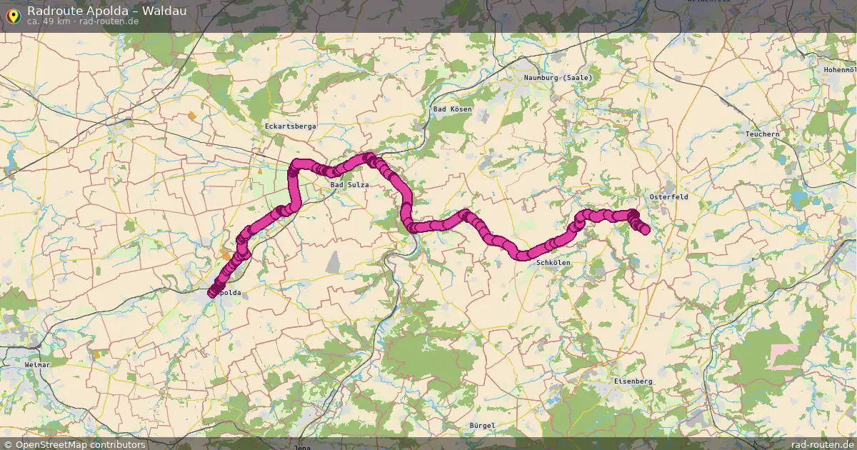 Radtour Apolda – Waldau