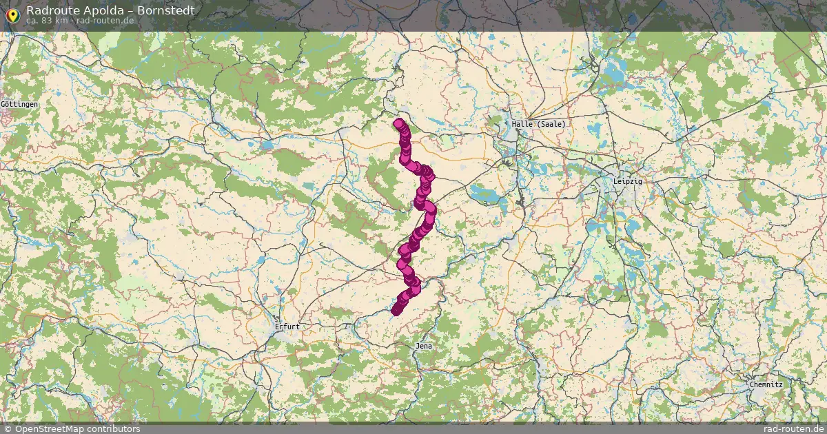 Radtour Apolda – Bornstedt