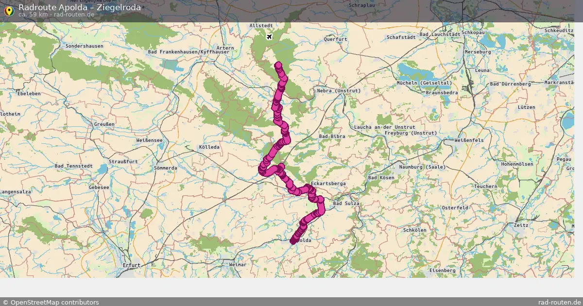 Radtour Apolda – Ziegelroda