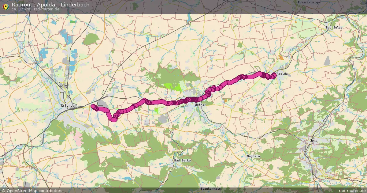 Radtour Apolda – Linderbach