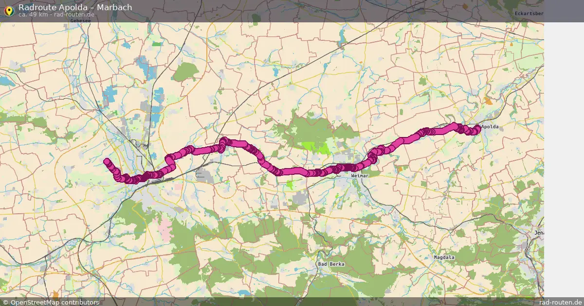 Radtour Apolda – Marbach