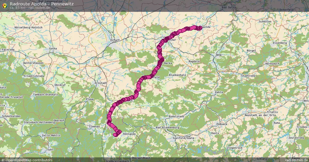 Radtour Apolda – Pennewitz
